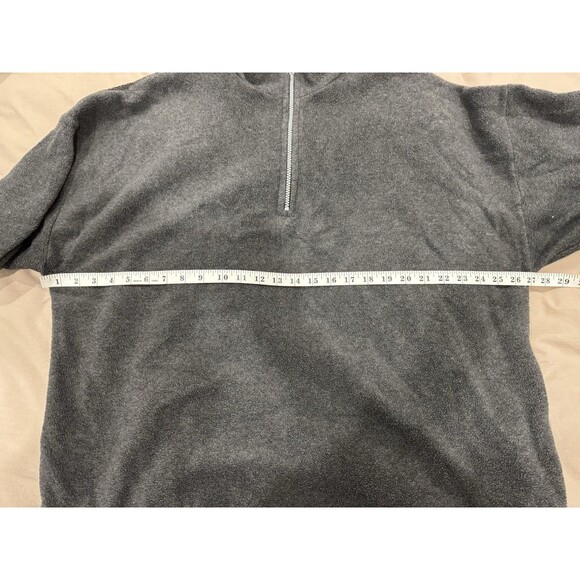 Aston Martin Vintage 90s Sweater Men XXL Black Quarter Zip Fleece Sweater F1 Y2K - Picture 6 of 7